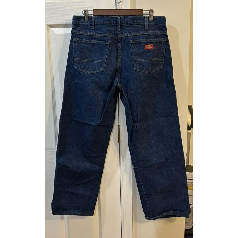 Dickies Jeans Men's Sz 34/29 Dark‎ Wash
